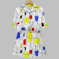 Abstract Wine Art Print Pajama Set
