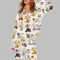 Beer Drinking Snowman Pajama Set