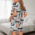 Funny Dachshund Art Print Pajama Set