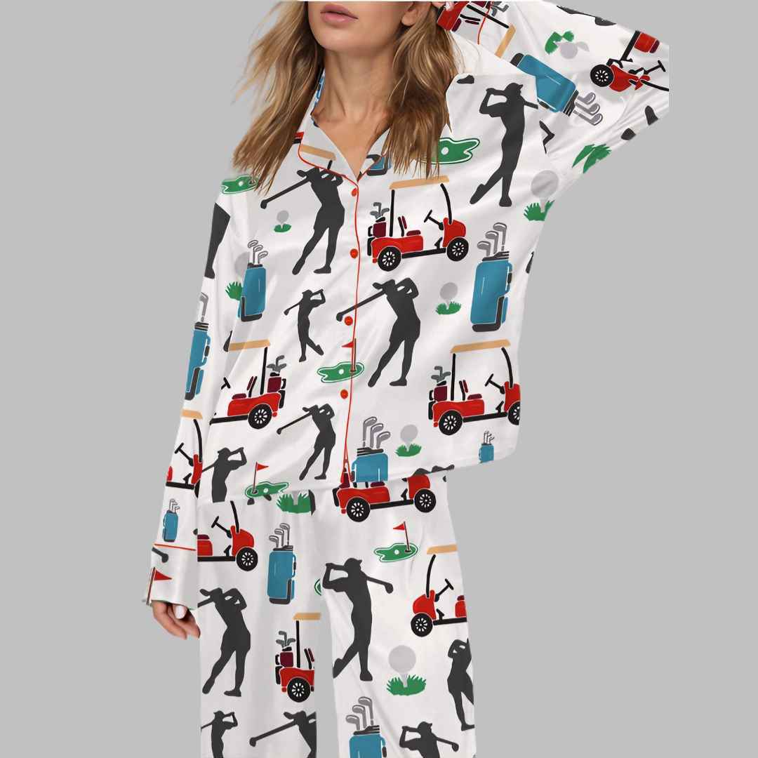Golf Satin Pajama Set