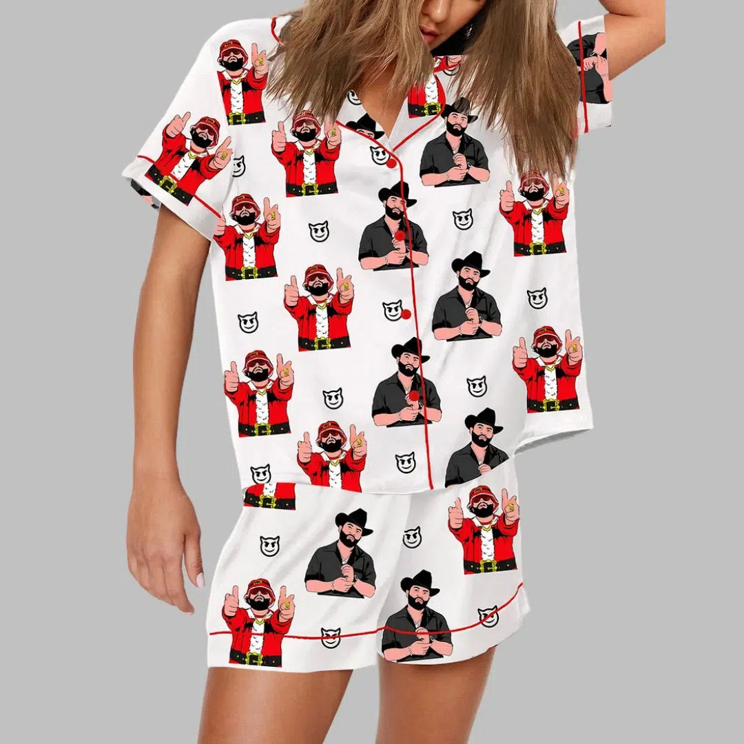 Luis R. Conriquez Trakas Hdspm Print Pajama Set
