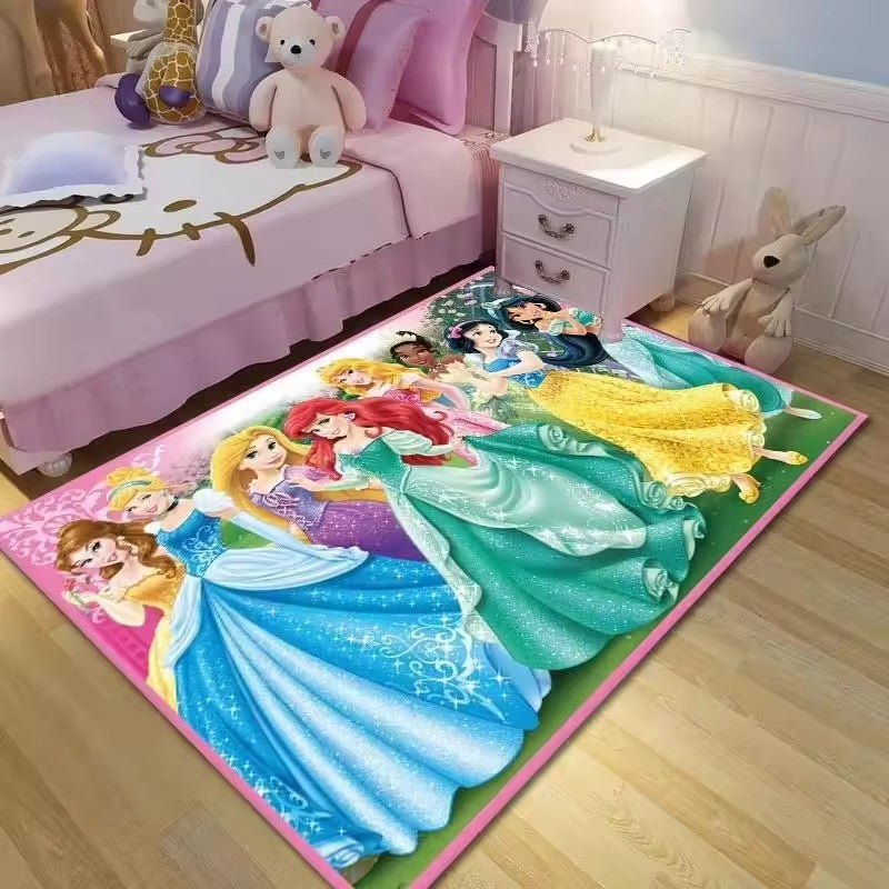 Princess Snow White Cinderella Belle Carpet Living Room Bedroom Mats Kitchen Bathroom Rugs