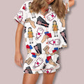 Squid Games Silky Satin Pajama Set
