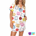 Stray Kid Tour Silky Satin Pajama Set For Women