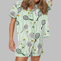 Wimbledon Tennis Satin Pajama Set