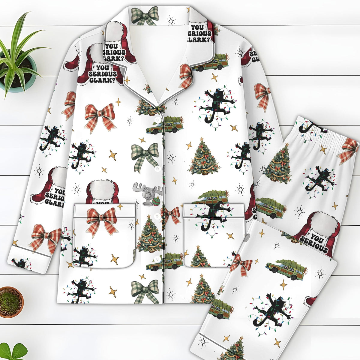 Griswold Pajamas Set, National Lampoon's Christmas Vacation PJs, Women Holiday Pajamas, Tree Farm PJs, Funny Christmas Gift