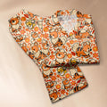 Growlithe Art Pajama Set, Summer Beach Soft Polyester Anime Sleepwear Gift Gamer Cozy Set