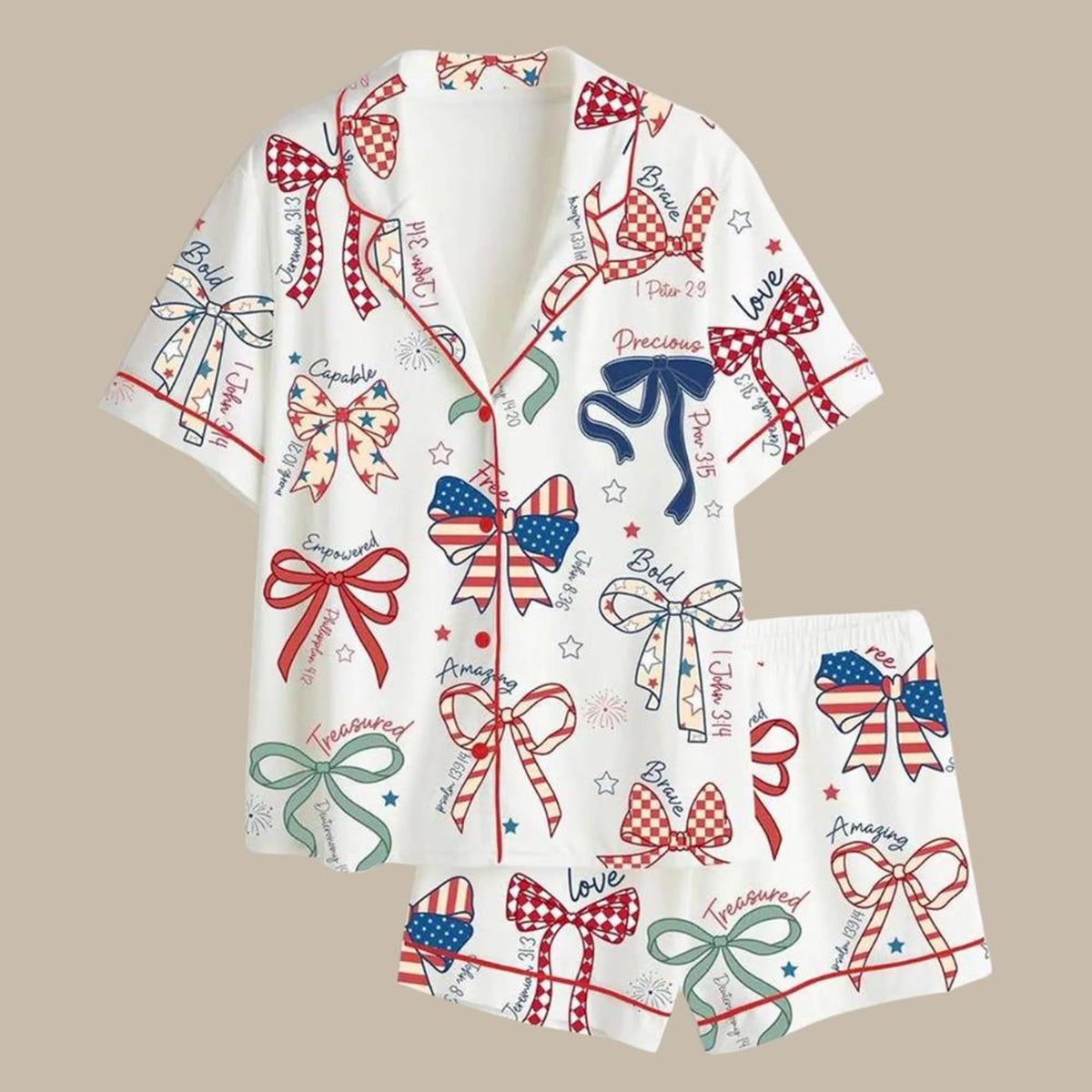 Chicago Dog Hot Dog Art Print Pajama Set