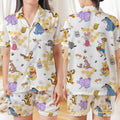 Winnie The Pooh Pajamas Shirt, Disney Sleepwear Set, Cute Pooh Piglet Tigger, Disney Fan Gift, Disney Winnie The Pooh Characters, Pooh Bear
