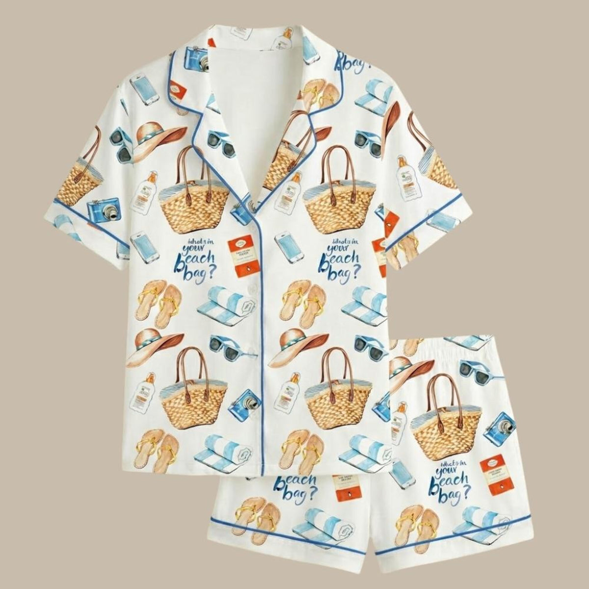 Martini and Weenies Satin Pajama Set, Dirty Martini Short Sleeve PJs, Funny Bachelorette Party Sleepwear, Cocktail Print Women's Loungewear