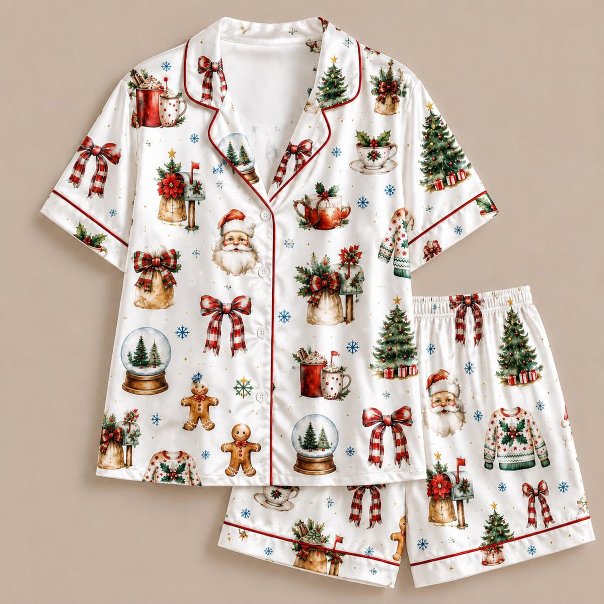 Paris Pajama Set – French Theme Sleepwear for Women – Bridal Party Gift & Honeymoon Loungewear