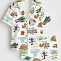 Long Sleeve Satin Funny Holiday Pajama Set, Its A Beaut Clark Christmas Pjs