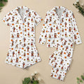 Mickey and Friends Fall Pajamas, Disney Autumn Pajama Shorts, Disney Pumpkin Sleepwear, Matching Group PJs, Halloween Disney Gift