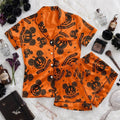 Pumpkin Season With Disney Mickey Mouse, Halloween Pajamas For Cozy Nights, Character Sleepwear, Festive Fall Bedtime Outfit