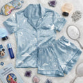 Disneyland Icons For Magical Vacation Dreams, Castle And Park Inspired Pajamas, Theme Park Nightwear, Whimsical Bedtime Outfit