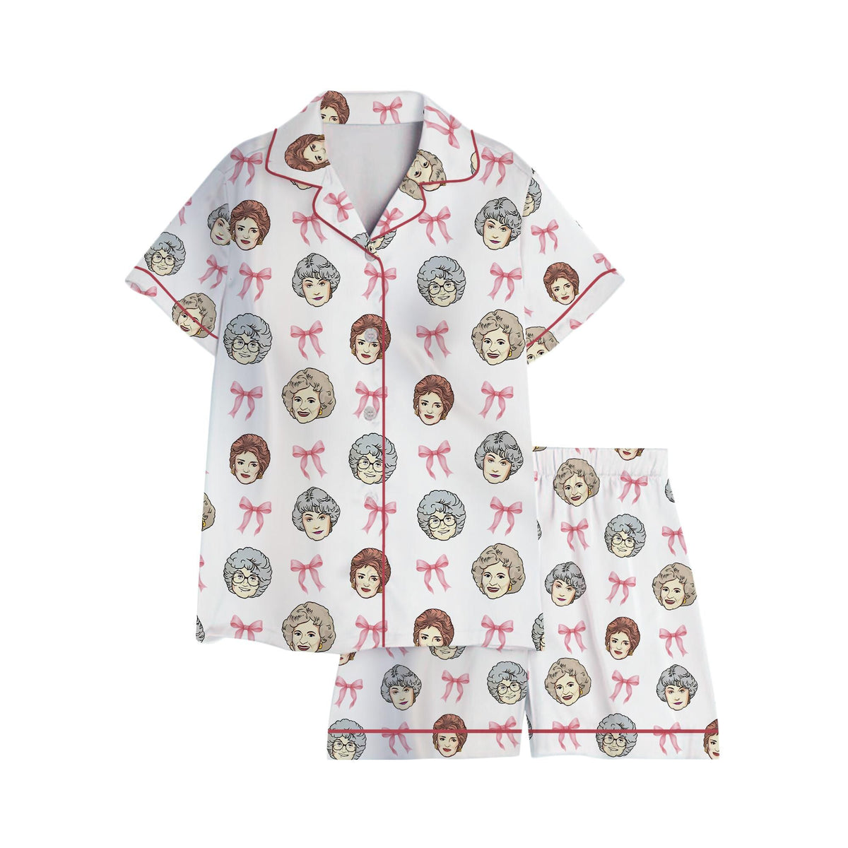 Wedding Pajama Set - Bridal Shower Gift - Getting Ready Outfit for Bride - Honeymoon Sleepwear