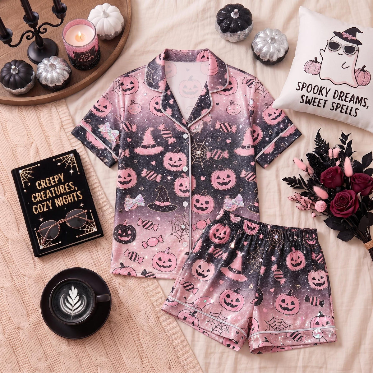 Pajama Set Women – Duck Wedding Print – Bridal Shower Gift