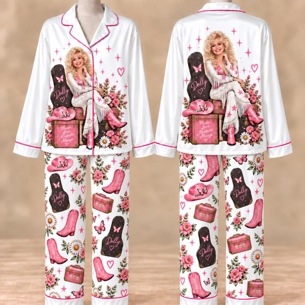 She's A Bride Pajama Set – Bridal Party Bachelorette PJs, Wedding Morning Sleepwear