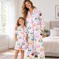 Pink Champagne Pajamas – Bachelorette & Wedding Morning Sleepwear