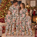 Home Alone Family Christmas Pajama Set, Funny Holiday Movie PJs, Satin Sleepwear Set, Festive Christmas Loungewear