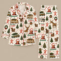 Grisw0ld Christmas Pajama Set, Funny Holiday Matching Family Sleepwear, Green Christmas Vacation Pajamas Gift for Xmas Movie Fans