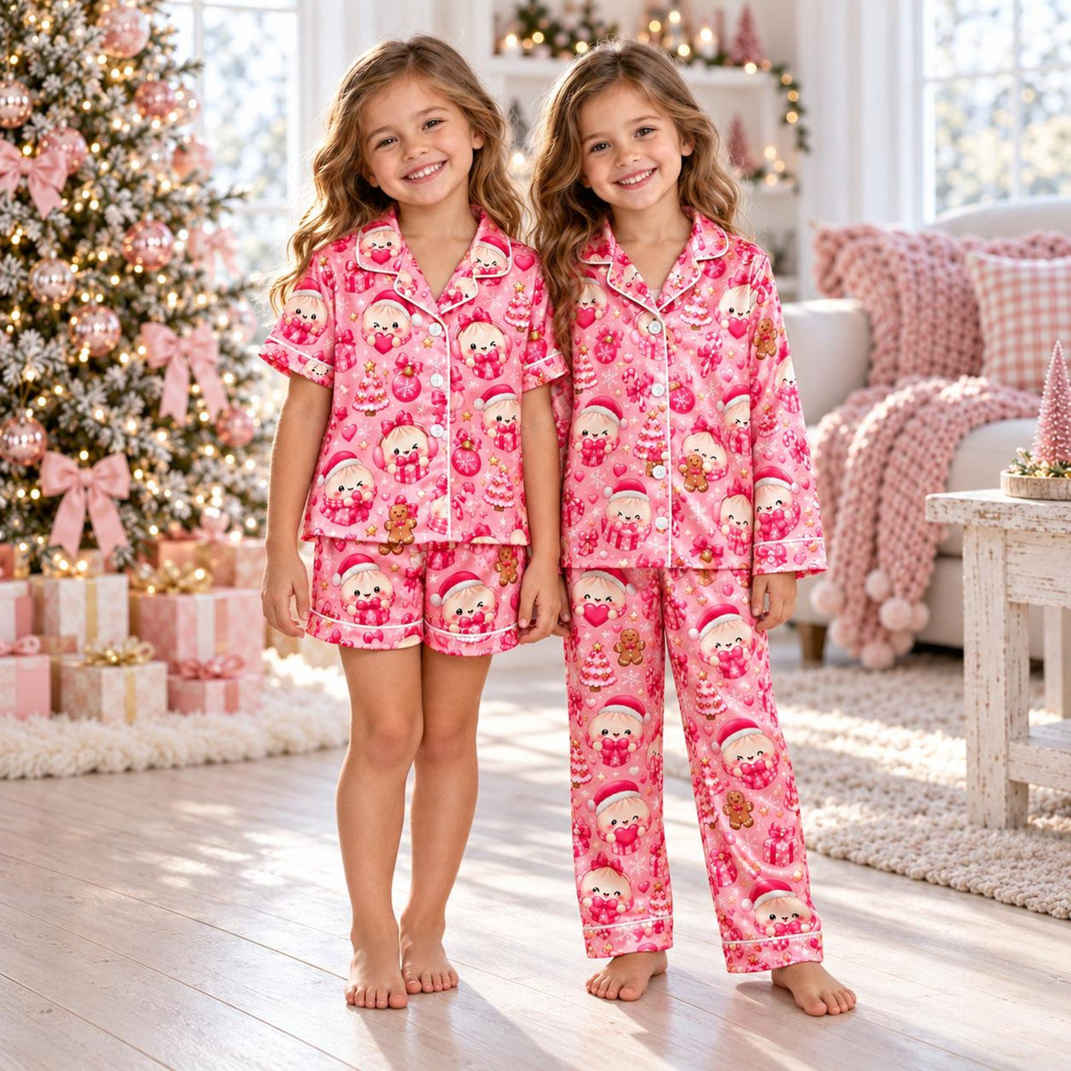 Bridal Pajama Set – Romantic Couple Sketch Wedding Sleepwear for Bride