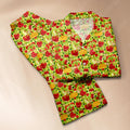 Applin Flapple Appletun Pajama Set, Couple Pajamas, Character Button Up Pajamas, Cute Manga Pajama Gift for Him Her