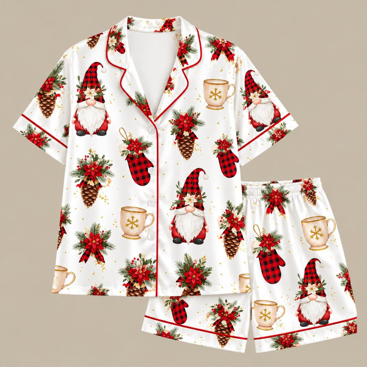 Bridal Party Pajama Set – Nature Lover Wedding Sleepwear for Bride & Bridesmaids