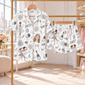Happy New Year 2027 Pajama Set, Gold Disco Party Sleepwear