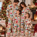 Home Alone Family Christmas Matching Holiday Pajama Set, Funny Holiday PJs, Christmas Movie Sleepwear for Kids and Adults