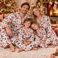 Funny Movie Christmas Matching Family Pajama, Retro Holiday Elf Inspired Xmas PJs, Festive Sleepwear for Family
