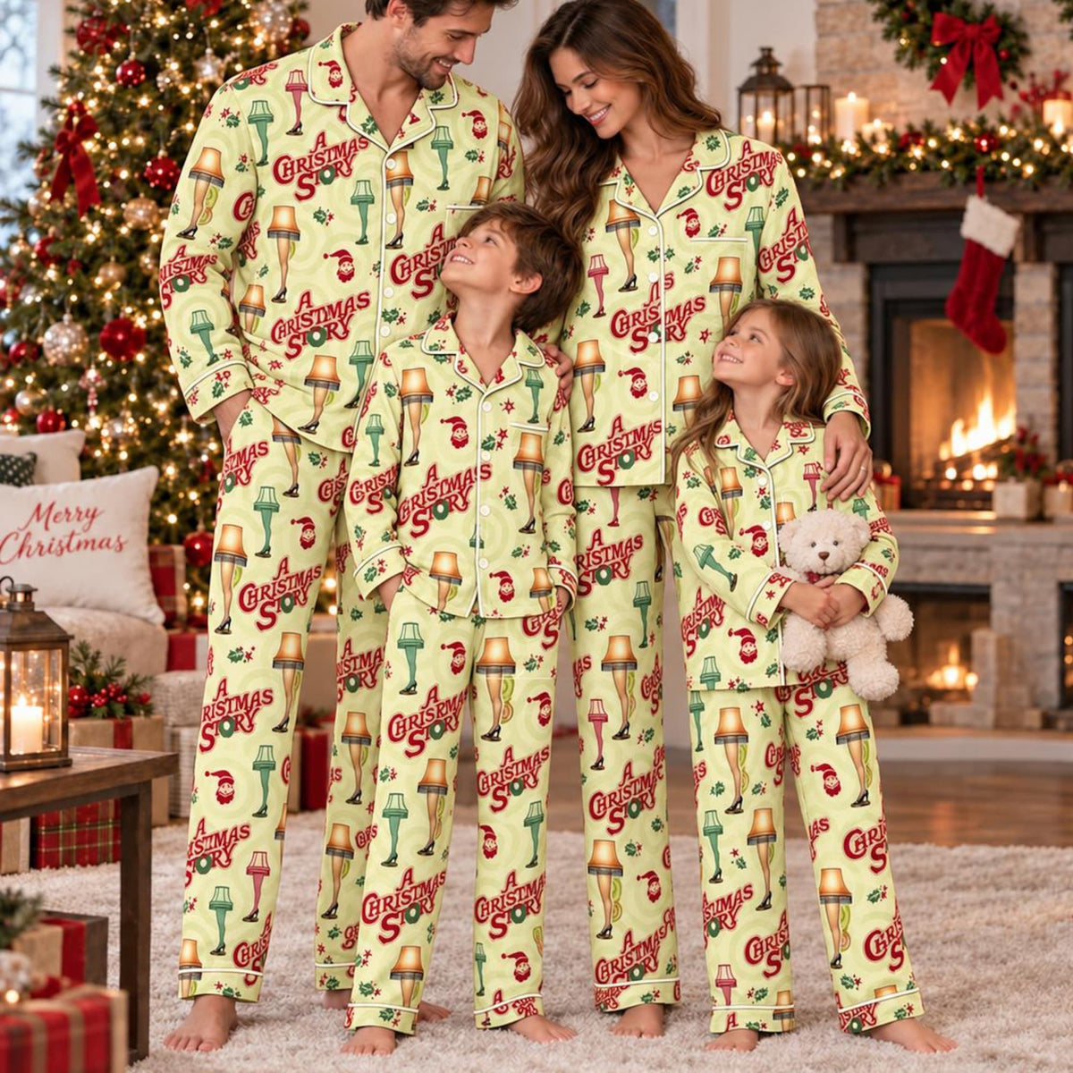 Cocktail Pajama Set Women Summer Sleepwear Martini Loungewear Girls Trip Party Print