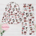 Christmas Betty Boop Pajamas Set, Betty Boop Matching Pajamas Set, Vintage Betty Boop Shirt, Betty Boop Womens Pajamas, Betty Boop Fan Gift