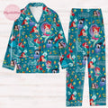 Christmas Ariel Pajamas Set, The Little Mermaid Womens Pajamas, Magic Kingdom Shirt, Disneyland Girls Trip, Disney Princess Fan Gift