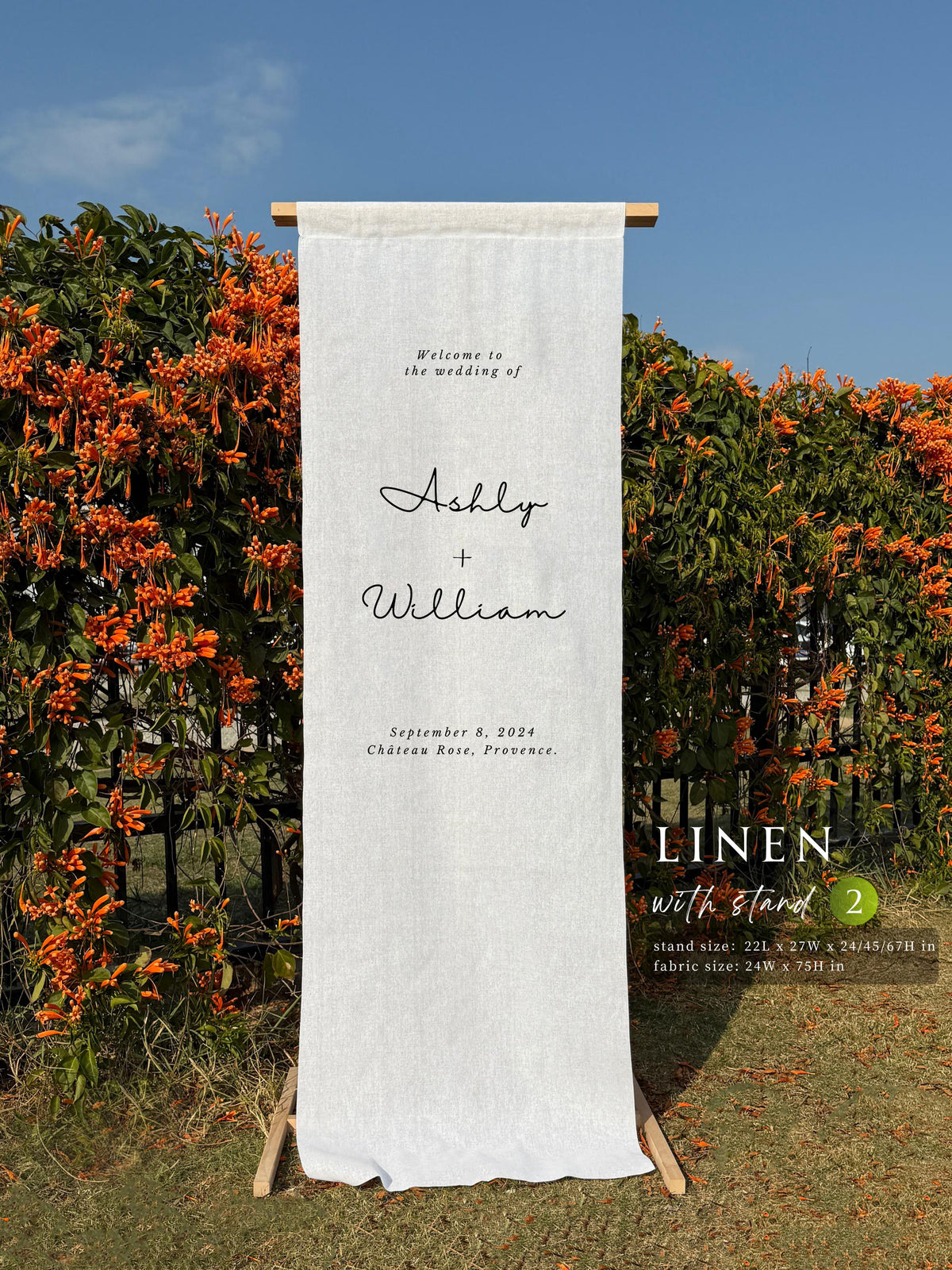 Wedding Welcome Sign, Elegant Arch Wedding, Minimalist Ceremony Welcome Board, Modern Wedding Decor, Personalized Wedding Sign Printable 06