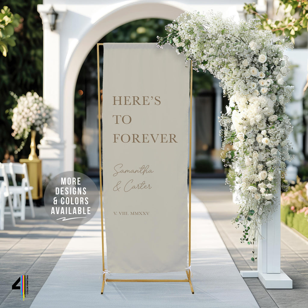 Fabric Welcome Sign, Fabric Wedding Sign, Wedding Fabric Welcome Sign, Fabric Sign with Stand Option, Fabric Wedding Welcome Sign