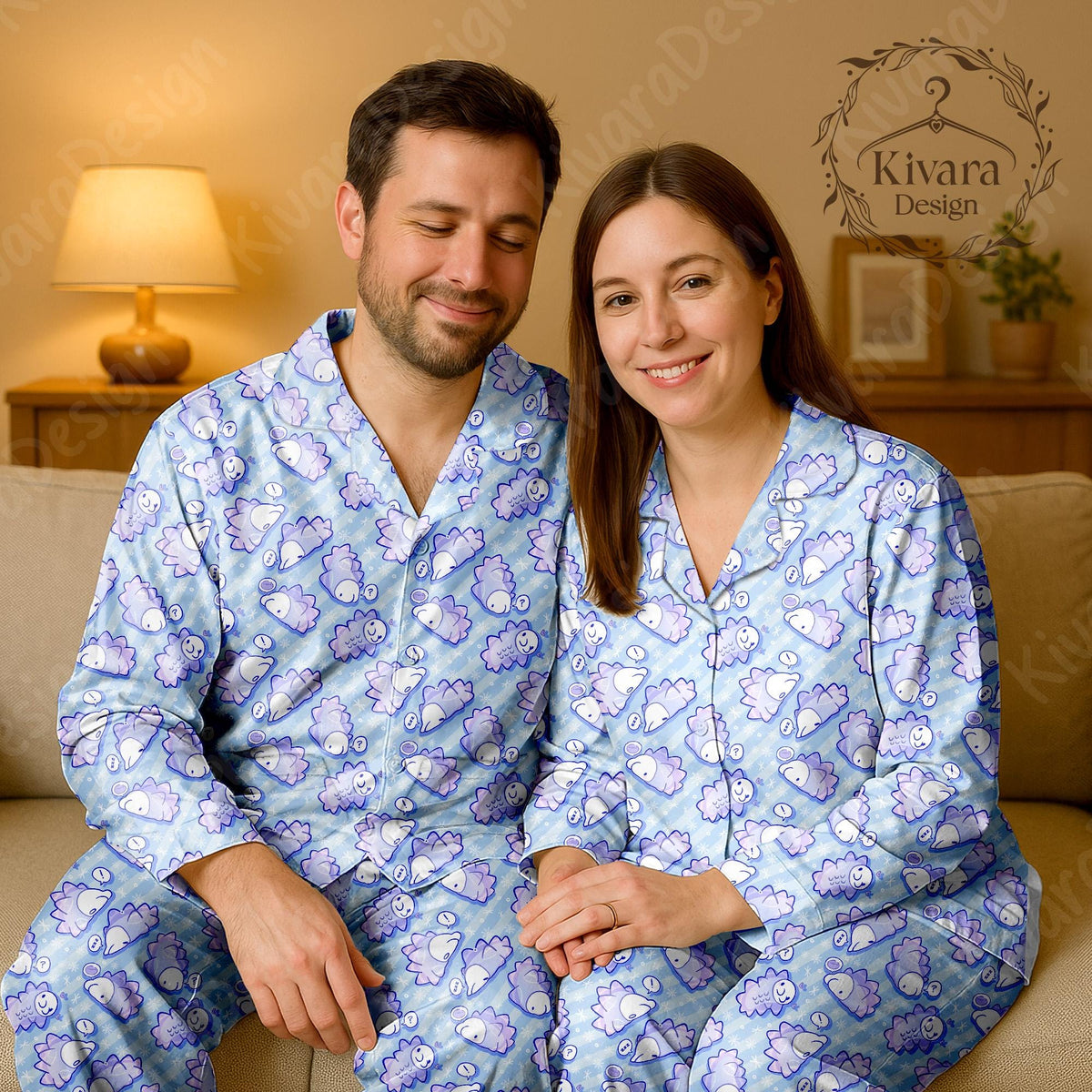 Snomworm Pajamas Set Worm Pajamas Matching Cute Pajamas Comfort for Adult Fans