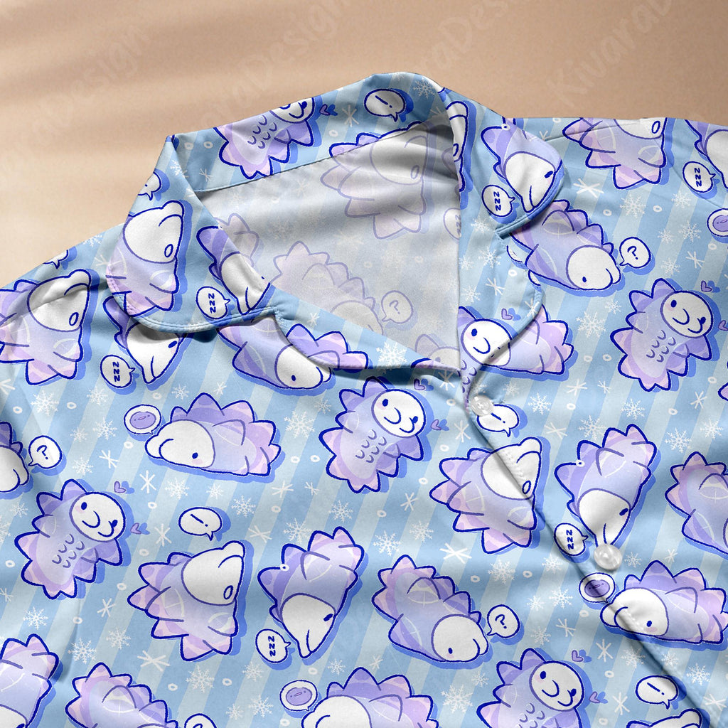 Snomworm Pajamas Set Worm Pajamas Matching Cute Pajamas Comfort for Adult Fans