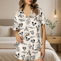 Disney Mickey And Friends Satin Pajamas, Mickey And Co Women Pajamas, Disneyland Pajamas Shorts, Magic Kingdom Gift