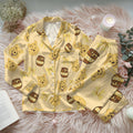 Disney Coquette Pooh Bear Satin Pajamas Set, Winnie the Pooh Loungewear, Retro Disney Pooh Sleepwear