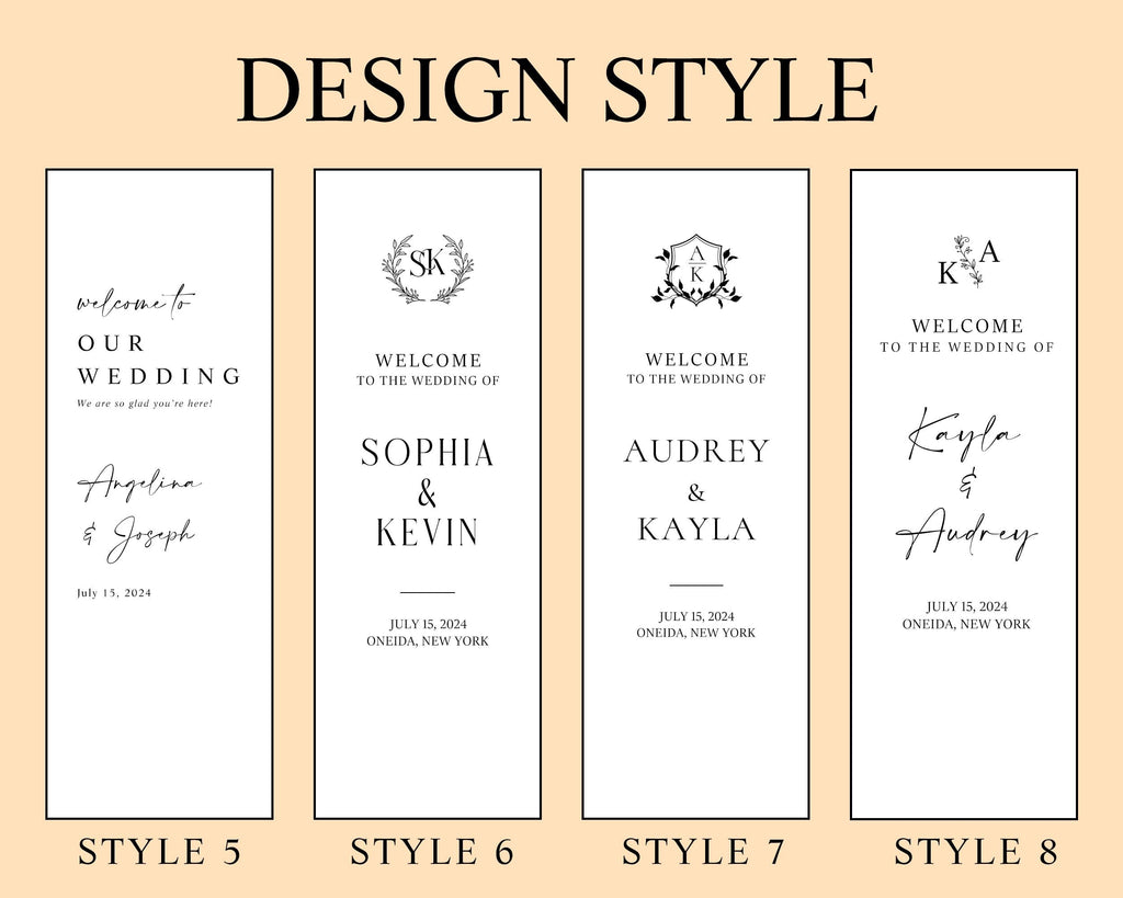 Custom Wedding Fabric Sign, Fabric Wedding Welcome Sign, Modern Outdoor Wedding Banner, Personalized Wedding Decoration, Engagement Sign