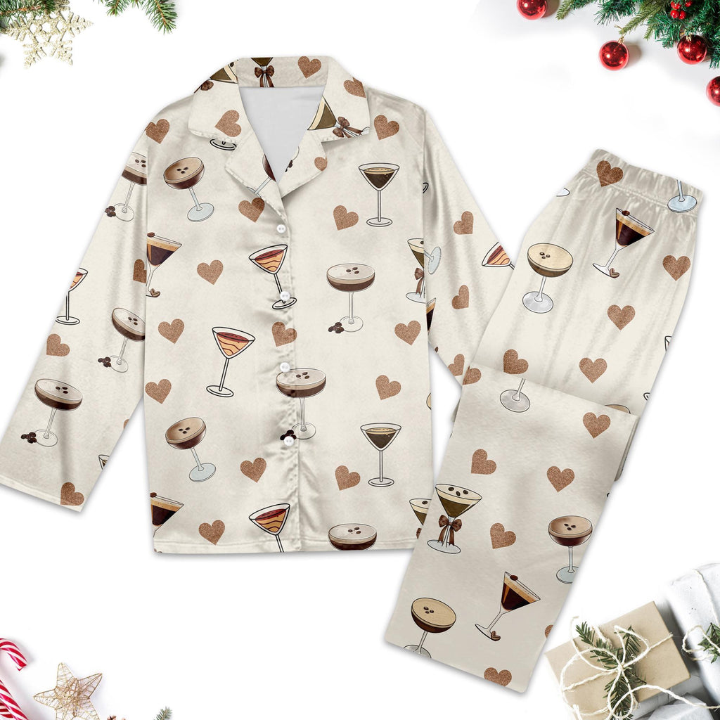 Trending Espresso Martini Pajamas Set, Espresso Martini Pajamas, Espresso Martini Pajamas Gifts, Espresso Martini Pajamas Set Gifts