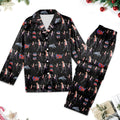 Trump Xmas Pajamas Set, Trump President 2024 Event Christmas Pajamas, Trump Maga Xmas Pajamas, Donald Trump 45 47 Holiday Gift