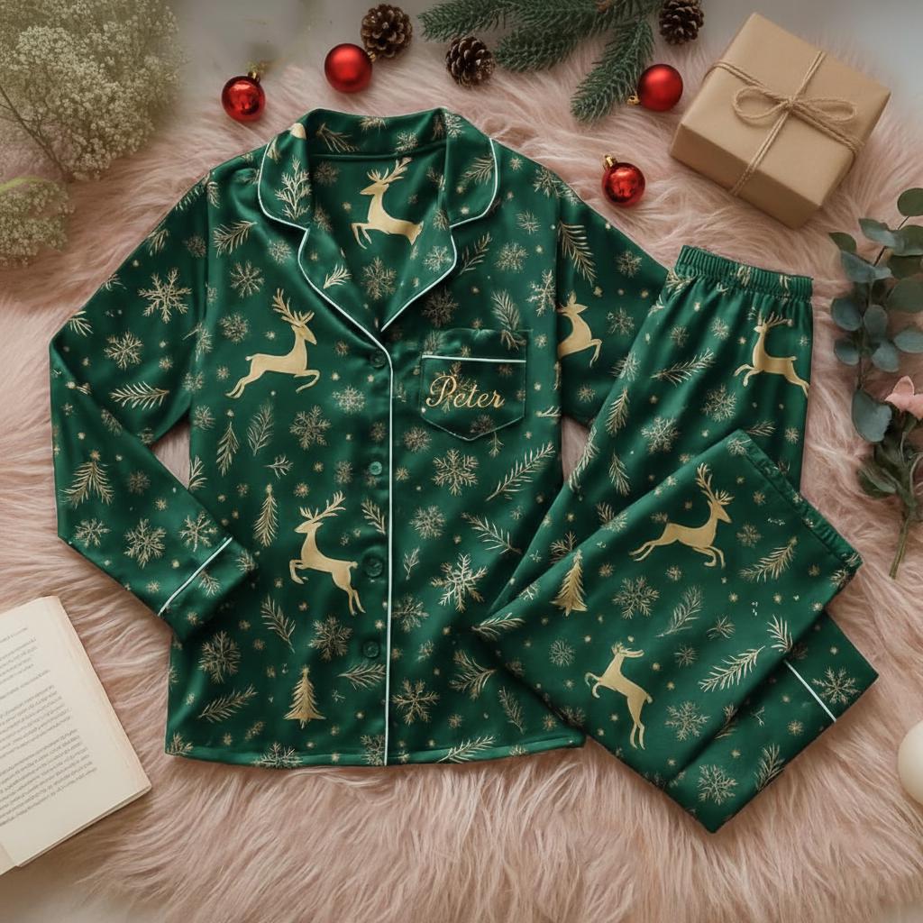Personalized Family Christmas Pajamas Set, Christmas pjs for Family, Holiday Pajamas, Family Pajama Sets, Christmas Gifts, Family Gifts