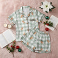 Couqette Disney Gingerbread Bakery Christmas Pajamas, Christmas Plaid Pajamas,Christmas Gift, Gingerbread Christmas Loungewear,Christmas Pjs
