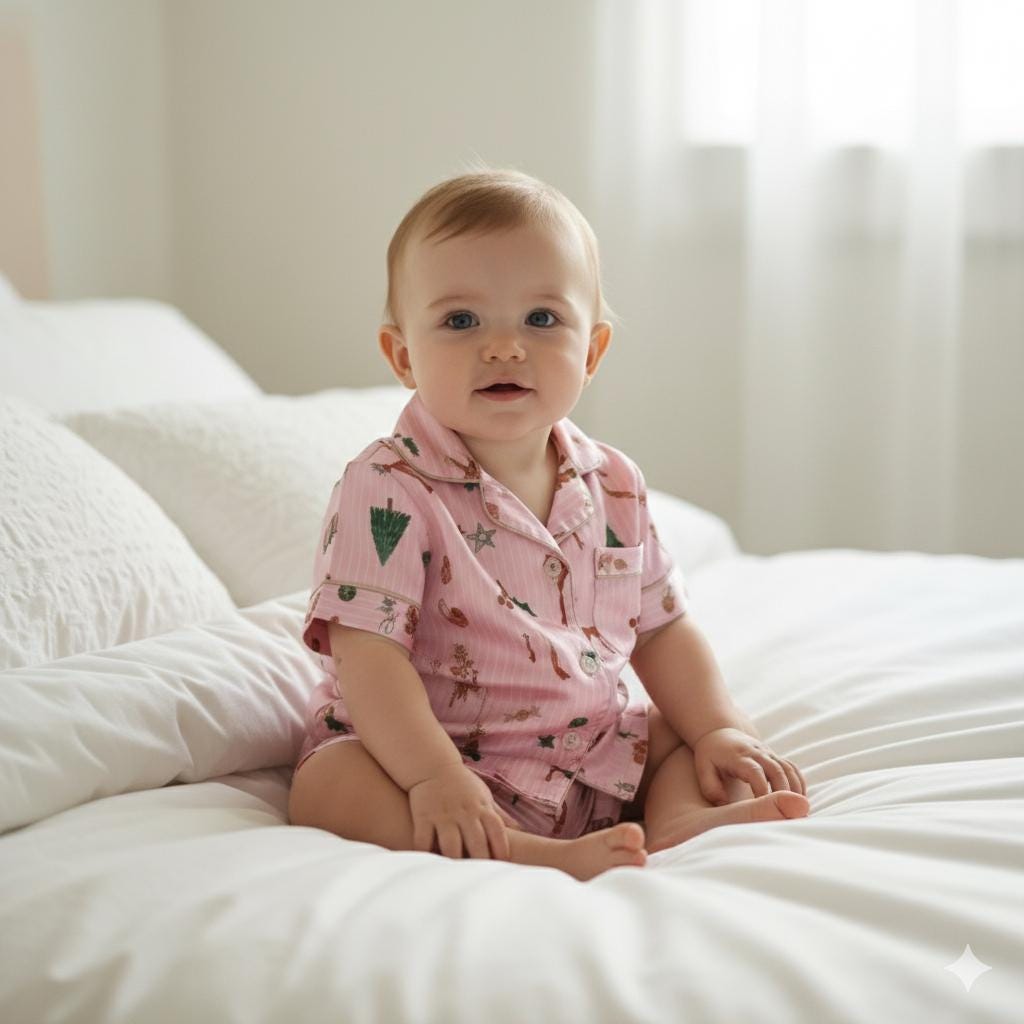 Christmas Pink Satin Pajamas Set, Coquette Pajama, Cute Holiday Sleepwear Set, Xmas Family Matching Satin Pajama, Festive Christmas Pajamas