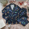 Personalized Family Christmas satin Pajamas set, Christmas pjs for Family, Holiday Pajamas, Family Pajama Sets, Christmas Gifts,Family Gifts