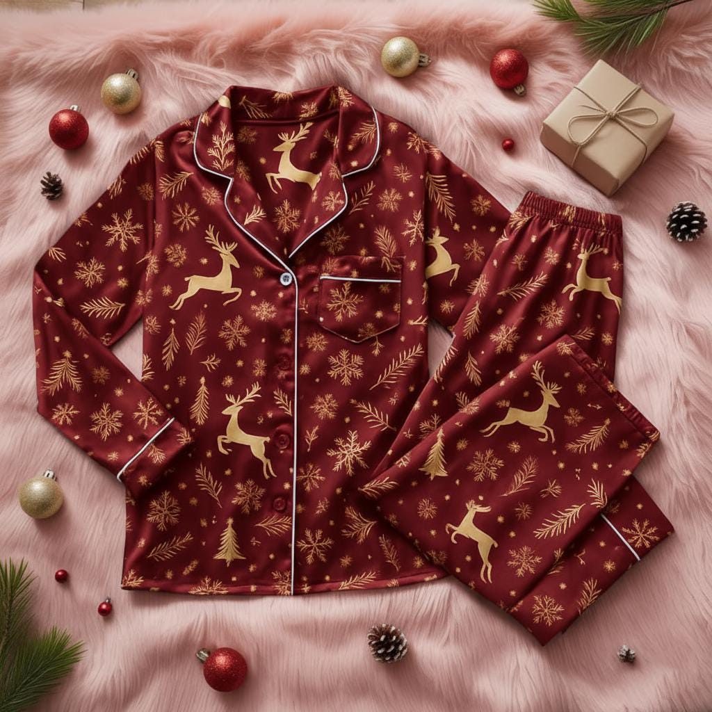 Personalized Family Christmas Pajamas Set, Christmas pjs for Family, Holiday Pajamas, Family Pajama Sets, Christmas Gifts, Family Gifts