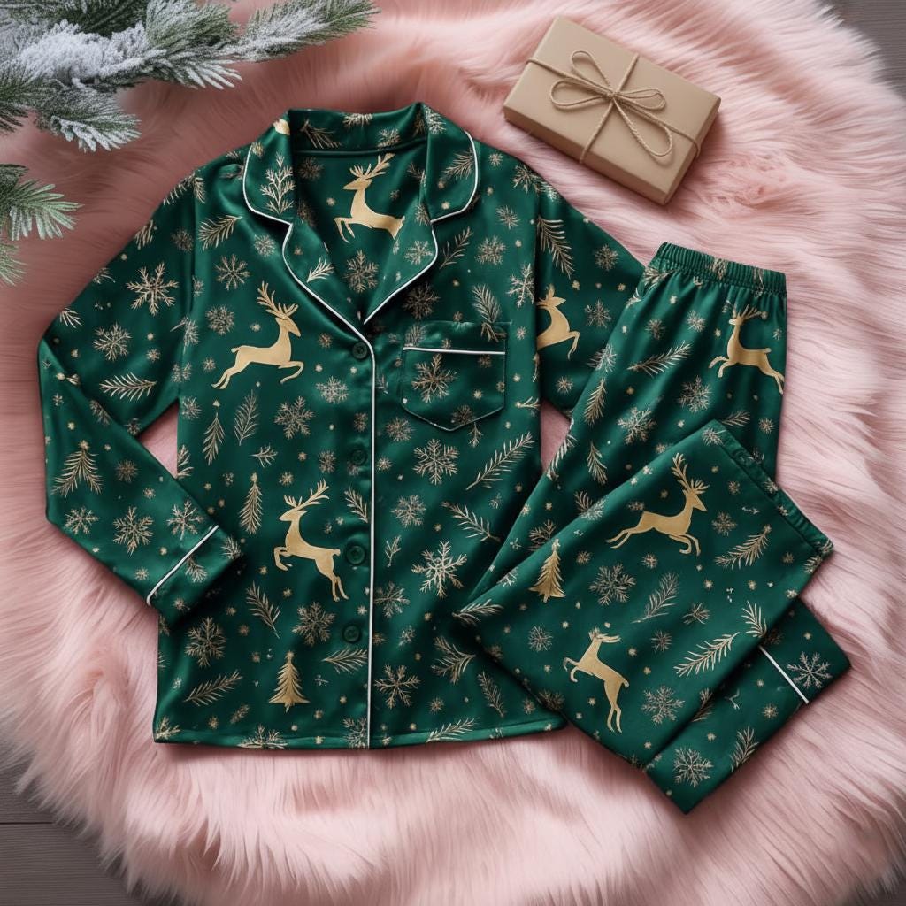 Personalized Family Christmas Pajamas Set, Christmas pjs for Family, Holiday Pajamas, Family Pajama Sets, Christmas Gifts, Family Gifts