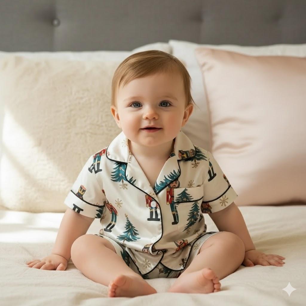 Nutcracker Christmas Satin Pajamas Set, Christmas Nutcracker Pajama, Nutcracker Pajamas, Christmas Pajamas, Family Christmas Cozy Season Pjs
